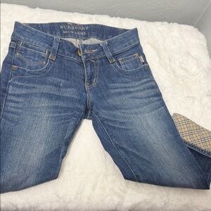 Burberry Capri Denim Jeans NWOT